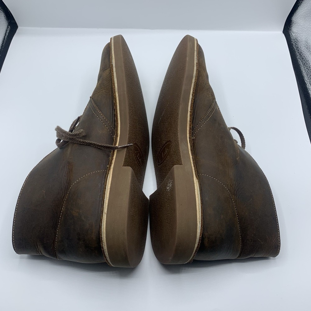 Clarks Bushacre 2 Beeswax Desert Boot Chukka Size 11 Men's‎ Brown - Picture 4 of 8